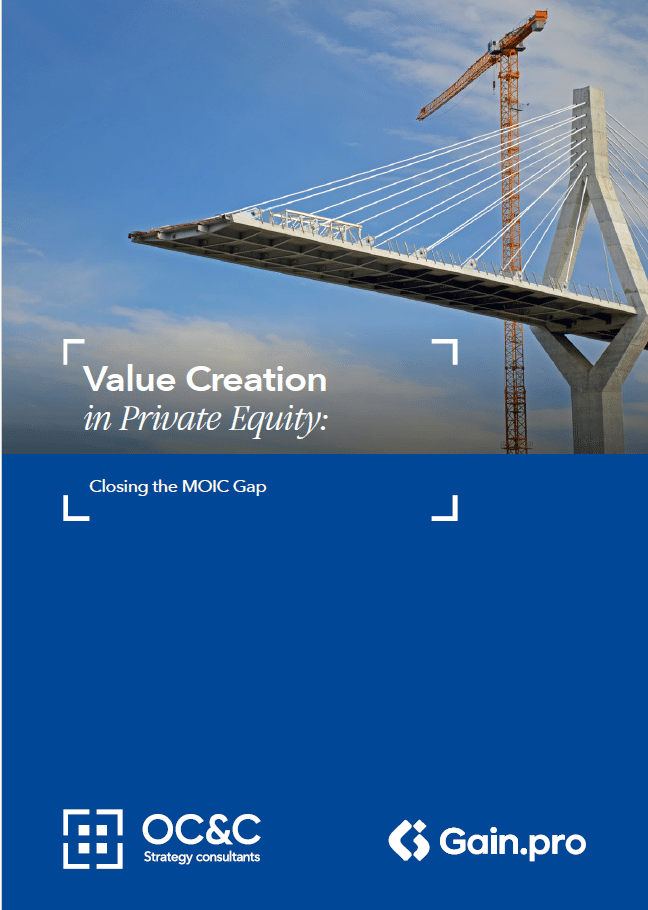 Value Creation in Private Equity Closing the MOIC Gap report front cover